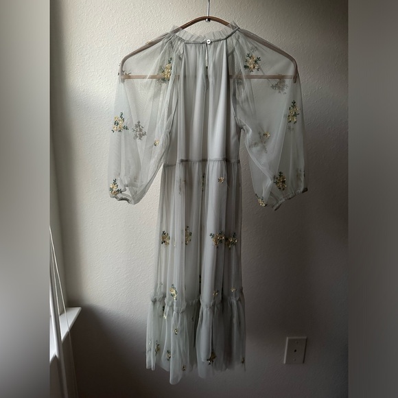 Gorgeous Girls Zara Embroidered Lace Dress Size 9 - Picture 6 of 6